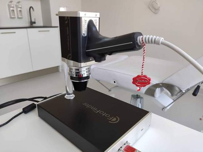 Wideodermatoskop FotoFinder Medicam 1000 Portable Full HD - mobilny system komputerowego badania znamion dermatoskopia cyfrowa