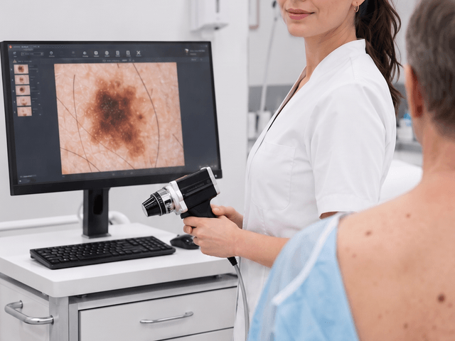 Wideodermatoskopowe badanie znamion