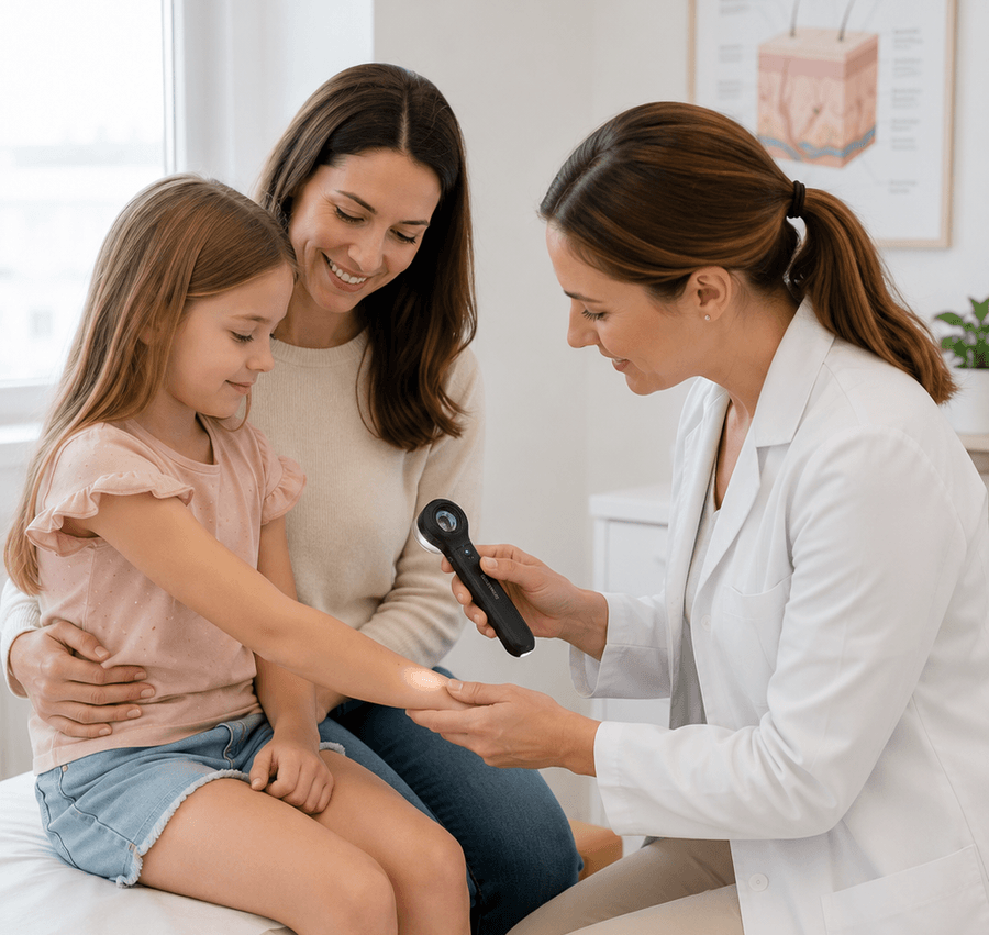 Dermatoskopowe badanie znamion